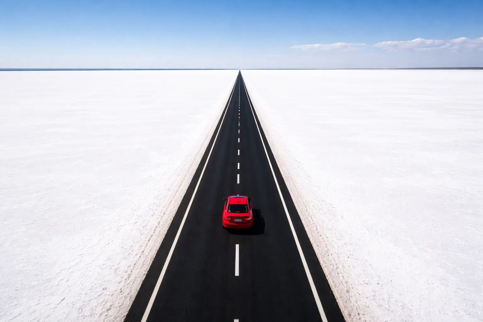 Ankara çevresinde yol manzarası